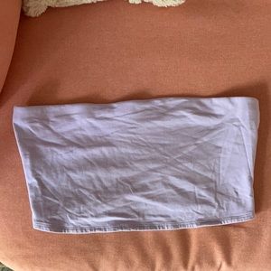 Lavender crop tube top